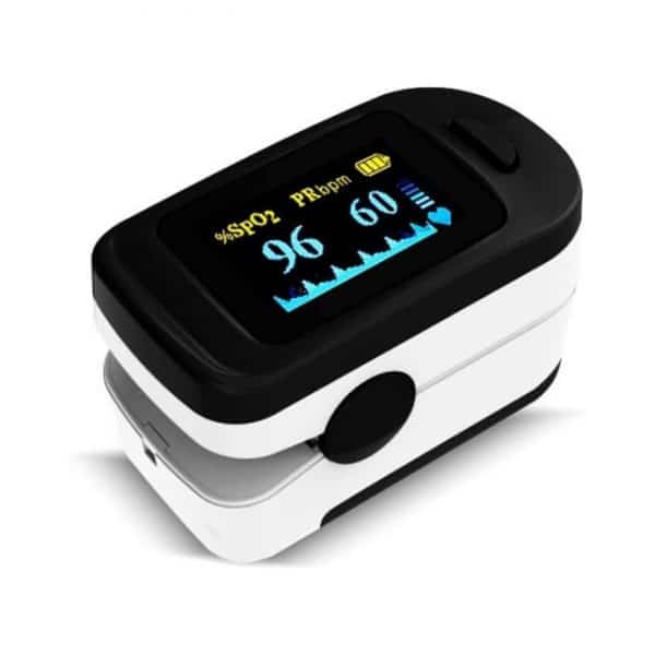 Perfecxa FS20C Pulse Oximeter Fingertip with Carrying Pouch Black