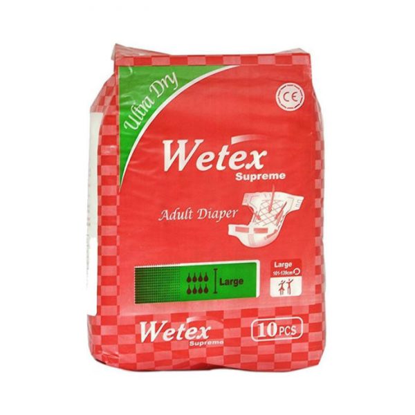 Wetex Supreme Ultra Dry Adult Diaper L