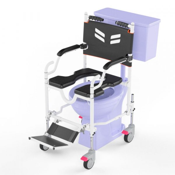 Buy Arcatron Fold-Pack-n-Go Portable Attendant-Propelled Shower Commode Chair (Frido GO) Online in Pune & Mumbai, India - ElderLiving