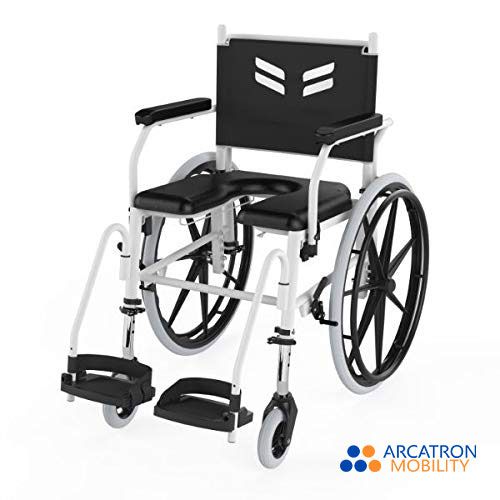 Buy Arcatron Stainless Steel Self-Propelled Shower Commode Chair (Frido Prime FPS005) Online in Pune & Mumbai, India - ElderLiving