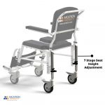 Buy Arcatron Prime Stainless Steel Attendant-Propelled Shower Commode Chair (Frido SAS100) Online in Pune & Mumbai, India - ElderLiving