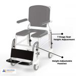 Buy Arcatron Prime Stainless Steel Attendant-Propelled Shower Commode Chair (Frido SAS100) Online in Pune & Mumbai, India - ElderLiving